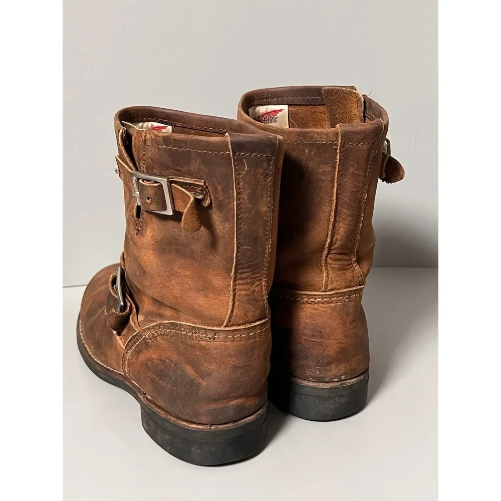 Red Wing 3356 Short Engineer Cooper Rough & Tough Boots Women US 7.5 38- USA